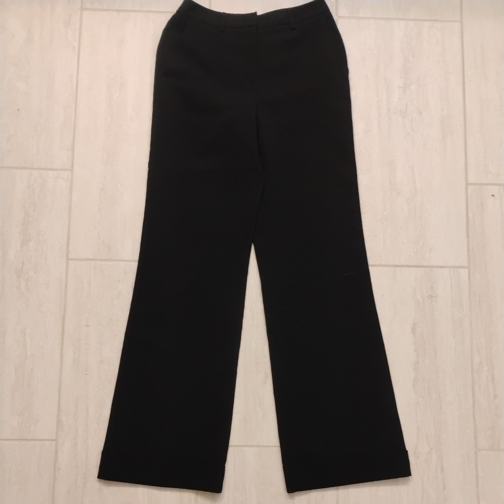 New York & Company City Stretch Womens 4 Tall Black Career Dress Pants 33 Inseam